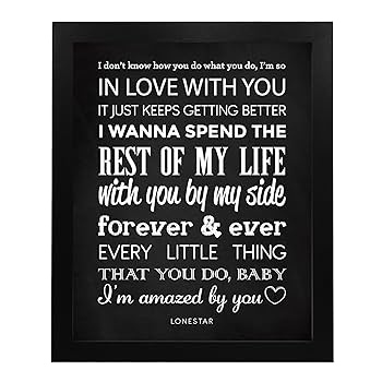 Amazon.com: Amazed - Lonestar Music Decor Wall Art, This